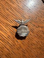 Vintage Flandria Pin met Adelaar, Ophalen of Verzenden, Gebruikt, Zilver, Dier