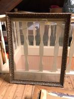 Antieke lijst met glas, Ophalen, Gebruikt, Hout, 50 tot 75 cm
