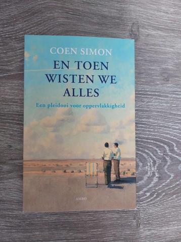 Coen Simon - En toen wisten we alles   beschikbaar voor biedingen