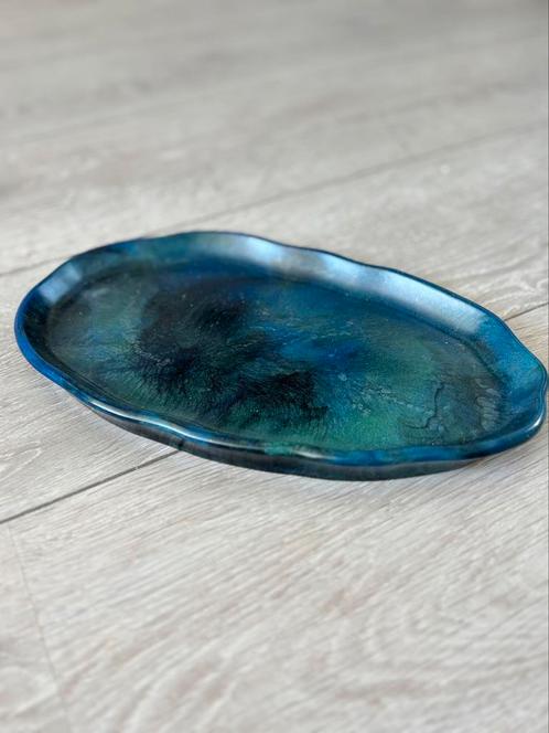 Handgemaakte epoxy schaal, Antiek en Kunst, Antiek | Schalen, Ophalen of Verzenden