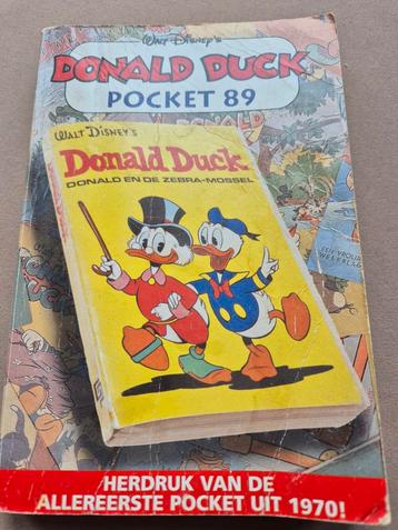 Donald Duck Pocket nr 89, herdruk van de 1e Pocket uit 1970 beschikbaar voor biedingen