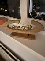 Decoratieve dierenbeelden, Ophalen of Verzenden, Zo goed als nieuw, Hout, Dierenbeeld