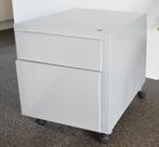 Van Lankveld ladeblok voor bureau:lichtgrijs, modern, solide, Ophalen, Met wielen, Gebruikt, Bureau