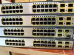 Cisco switches 4x WS-C3750-24TS, Ophalen of Verzenden, Gebruikt