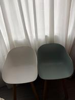 Witte en mintgroen stoel, Huis en Inrichting, Stoelen, Ophalen, Gebruikt, Wit, Twee