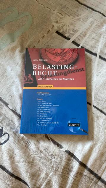 Belastingrecht voor Bachelors en Masters Opgavenboek beschikbaar voor biedingen
