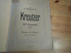 Kreutzer - 19e concerto d moll, Gebruikt, Klassiek, Ophalen of Verzenden, Viool of Altviool