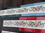199cm Antieke wandtegels 7,5x15,3cm bloemenrand