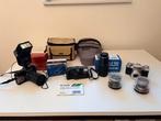 vintage 35mm fotoapparatuur, Audio, Tv en Foto, Fotocamera's Analoog, Ophalen, Gebruikt, Spiegelreflex, Overige Merken