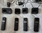 PHILIPS DECT D205 QUATTRO, Telecommunicatie, Vaste telefoons | Handsets en Draadloos, Ophalen of Verzenden, Gebruikt, 4 handsets of meer