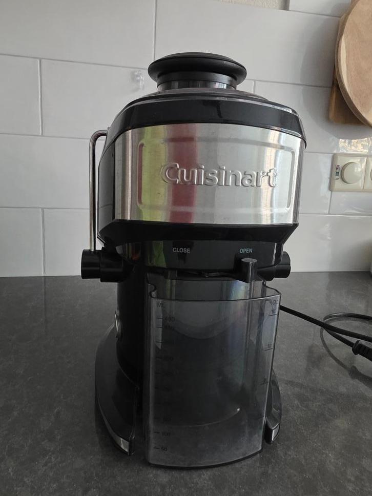 Cuisinart Sapcentrifuge CJE500E, nog geen 5x gebruikt, Witgoed en Apparatuur, Juicers, Zo goed als nieuw, Sapcentrifuge, Ophalen of Verzenden