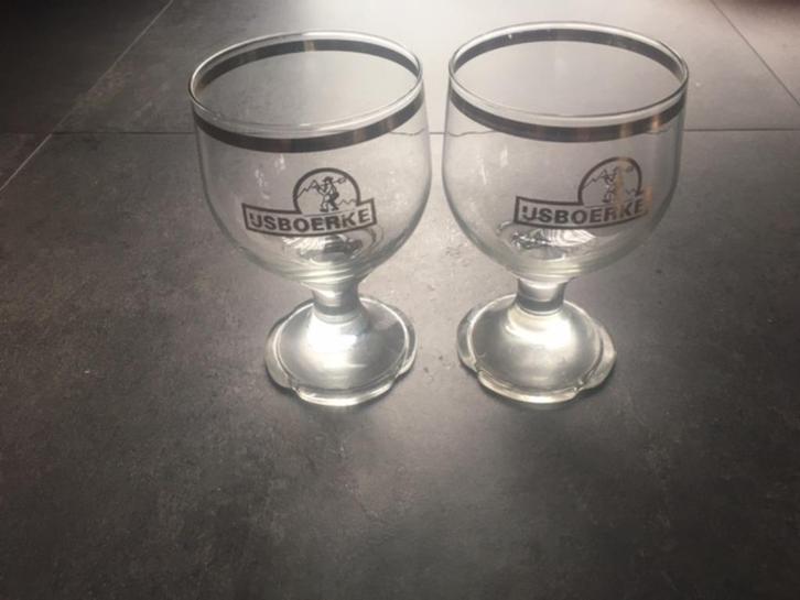 TE KOOP: Set (2) nieuwe IJsboerke ijscoupes, Verzamelen, Glas en Borrelglaasjes, Nieuw, Overige typen, Ophalen of Verzenden