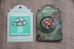 efteling pin  paddenstoel 2 x, Ophalen of Verzenden, Nieuw, Button of Speldje