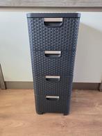 Curver Ladekast Rotan Effect - Zo Goed Als Nieuw!, Ophalen, Zo goed als nieuw, 3 of 4 laden, Minder dan 100 cm