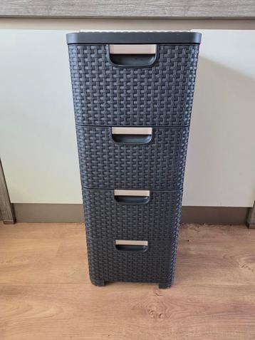 Curver Ladekast Rotan Effect - Zo Goed Als Nieuw! beschikbaar voor biedingen