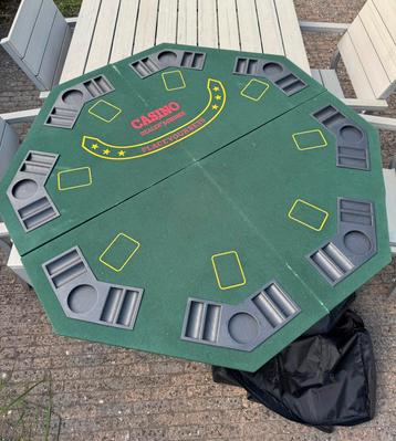 Houten speltafel kaarten (oa voor poker) beschikbaar voor biedingen