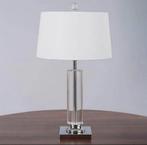 The White Teak Company - lamp Glazen tafellamp Cilindrisch, 50 tot 75 cm, Nieuw, Ophalen of Verzenden, H
