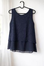 Blauwe glitter Top - Maat M, Maat 38/40 (M), Blauw, Ophalen of Verzenden, Zo goed als nieuw