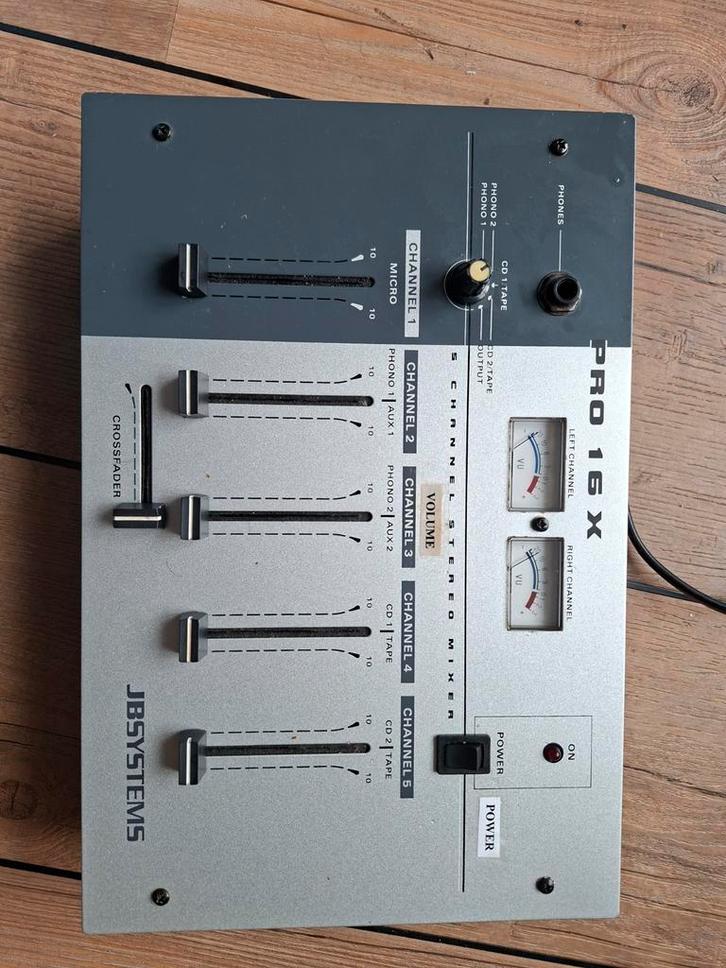 JBSystems Pro 16 X Mengpaneel, Muziek en Instrumenten, Mengpanelen, Gebruikt, 5 tot 10 kanalen, Microfooningang, Ophalen of Verzenden