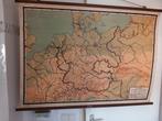 Natuurkundig , Duitsland  schoolplaat, vintage, Antiek en Kunst, Antiek | Schoolplaten, Ophalen of Verzenden, Aardrijkskunde