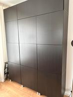 Zwartbruine deurtjes Ikea BESTA, Huis en Inrichting, Kasten | Wandmeubels, Ophalen, Gebruikt, Minder dan 150 cm, Minder dan 25 cm