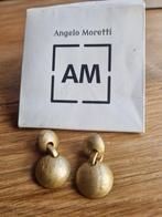 Angelo Moretti Oorbellen - Mat Goudkleurig, Sieraden, Tassen en Uiterlijk, Hangers, Ophalen of Verzenden, Zo goed als nieuw, Goud