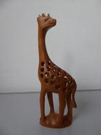 Giraf handwerk houtsnijkunst uit Zuid Afrika, Verzamelen, Dierenverzamelingen, Ophalen of Verzenden, Gebruikt, Wild dier, Beeldje of Figuurtje