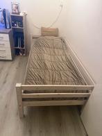 Eenpersoonsbed, Gebruikt, 90 cm, Eenpersoons, Beige