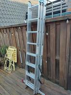 Handson Reformladder met trapfunctie 3x8, Ophalen of Verzenden, Zo goed als nieuw, 4 meter of meer