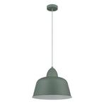 2 hanglampen (groen / turquoise), Ophalen of Verzenden, Zo goed als nieuw, Minder dan 50 cm