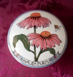 Porseleinen dekseldoosje. Echinacea Purpurea. Schoonhoven, Antiek en Kunst, Antiek | Porselein, Ophalen of Verzenden