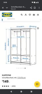 ikea kleppstad, Huis en Inrichting, Kasten | Kledingkasten, Ophalen, Gebruikt, 50 tot 75 cm