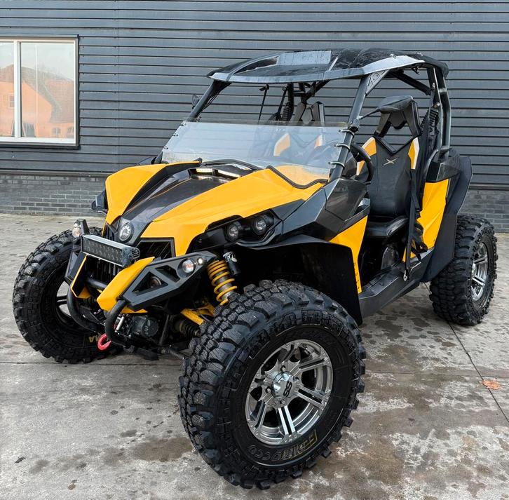 Can-Am Maverick 1000R 6500KM! Lier / 15 Inch SS Velgen / 4x4, Motoren, Quads en Trikes, meer dan 35 kW, 2 cilinders, Ophalen