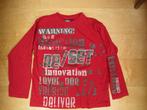 Leuk rood shirt van scamps en boys 152/158, lange mouw, gebr, Ophalen of Verzenden, Gebruikt, Jongen, Shirt of Longsleeve