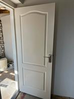 Witte paneel deur 81x199, Ophalen, 80 tot 100 cm, Binnendeur, Zo goed als nieuw