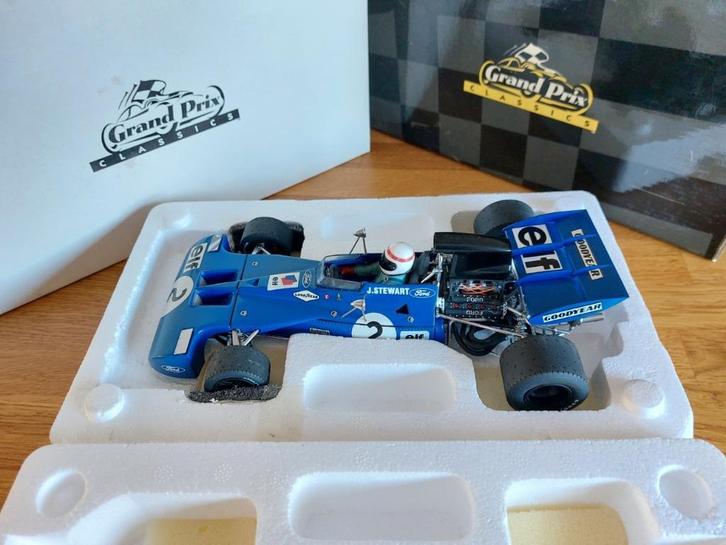 Exoto 1:18 1971 Tyrrell Ford 003 #2 Jacky Stewart in OVP, Hobby en Vrije tijd, Modelauto's | 1:18, Gebruikt, Auto, Overige merken