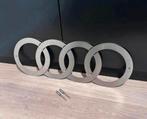 AUDI BORD INOX/RVS 70X25, Verzamelen, Ophalen of Verzenden, Zo goed als nieuw, Auto's