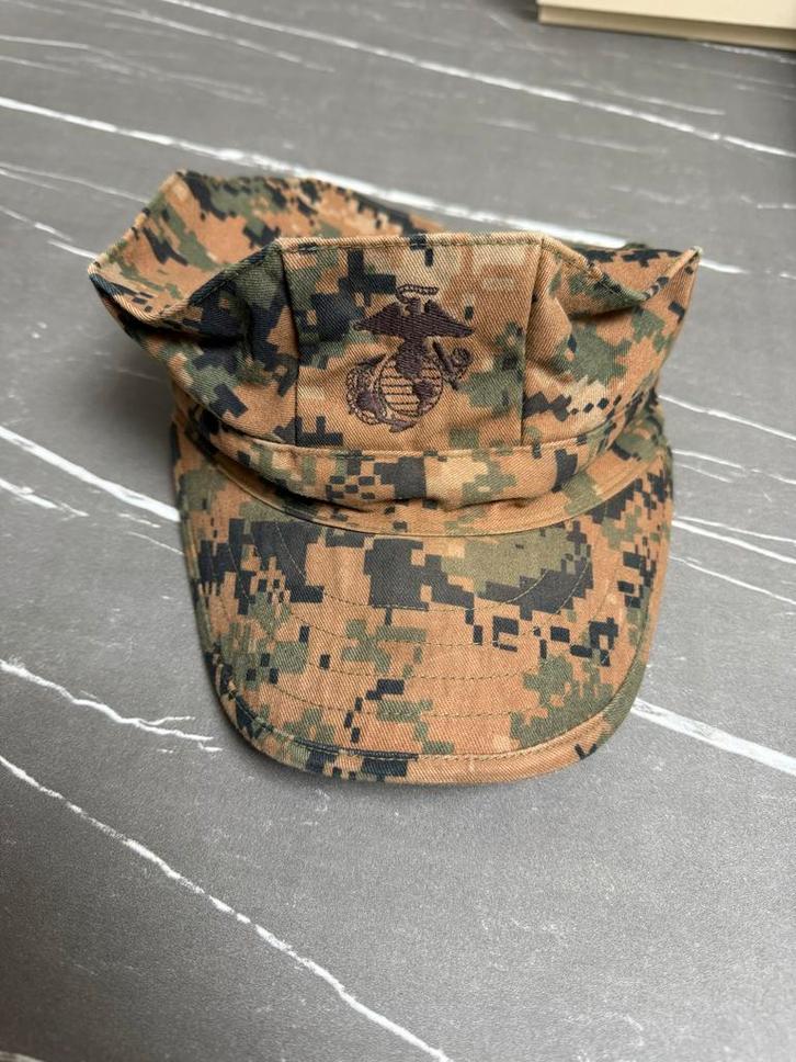 USMC Pet - Defensie Oefening, Kleding | Heren, Hoeden en Petten, Gedragen, Pet, Ophalen of Verzenden