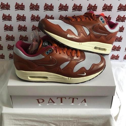 Nike Air Max 1 Patta Dark Russett | EU 42,5, Kleding | Heren, Schoenen, Nieuw, Sneakers of Gympen, Bruin, Ophalen of Verzenden