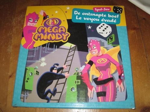 Mega Mindy - de ontsnapte boef (spel), Hobby en Vrije tijd, Gezelschapsspellen | Bordspellen, Zo goed als nieuw, Drie of vier spelers