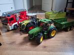 Bruder Speelgoed Set: Tractor, Brandweerwagen & Meer!, Ophalen, Gebruikt
