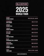 Blackpink 3 kaartjes tickets 3 augustus parijs, Twee personen