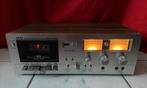 Akai GX-725D tape cassette deck (silver), Ophalen of Verzenden, Enkel, Akai