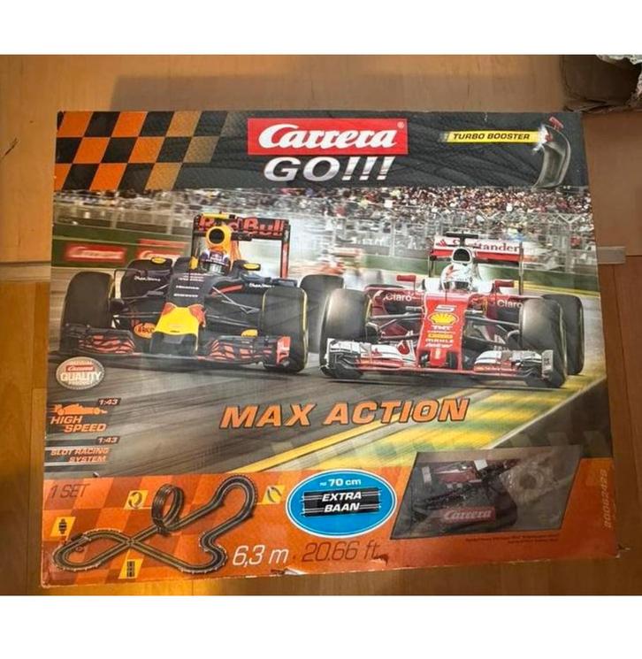 Carrera Go Max Verstappen!!!, Kinderen en Baby's, Speelgoed | Racebanen, Zo goed als nieuw, Elektrisch, Carrera, Ophalen