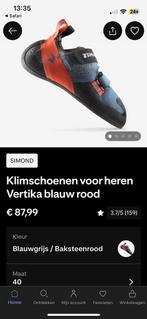 Simond Vertika Klimschoenen Maat 42 (echte maat 37/38), Sport en Fitness, Klimsport, Ophalen of Verzenden, Gebruikt, Klimsportschoenen