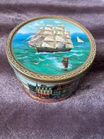 Vintage Jacobsen's Koektrommel met Zeilschip Design, Ophalen of Verzenden