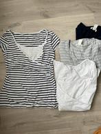 Boerstvoeding t-shirt (4st), H&M, Wit, Zo goed als nieuw, Maat 36 (S)