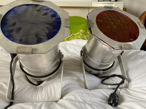 2 ZESTIGER  NOSTALGISCHE  METALEN (al.) JAREN SPOTS, Huis en Inrichting, Woonaccessoires | Overige, Ophalen