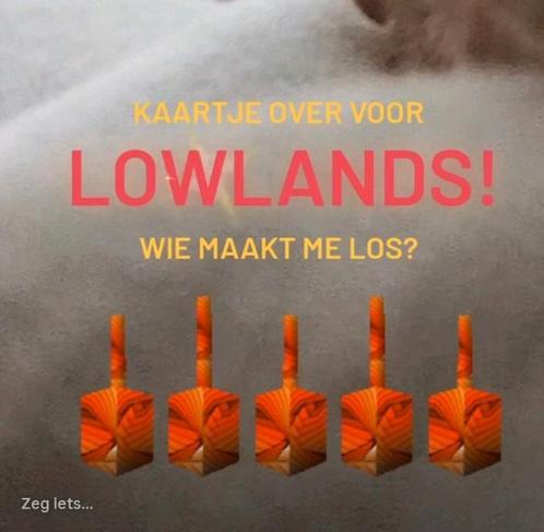 Lowlands 2025 ticket, Tickets en Kaartjes, Evenementen en Festivals, Eén persoon