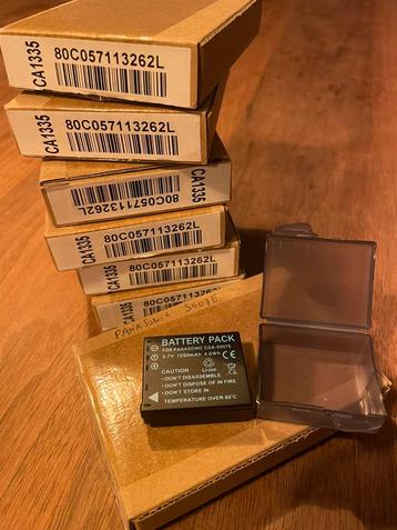 Lumix panasonic accu's CGA-S007E 1250 Mah beschikbaar voor biedingen